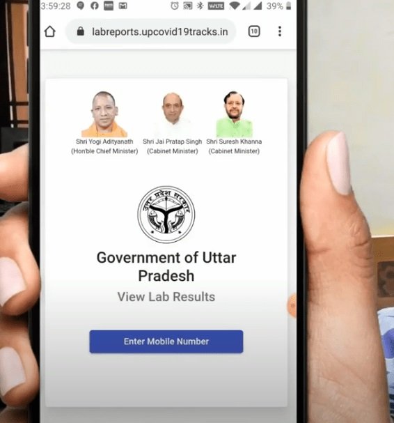 Labreports.upcovid19tracks.in