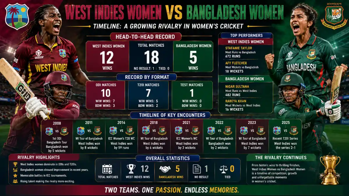 west indies women vs bangladesh women's national cricket team timeline