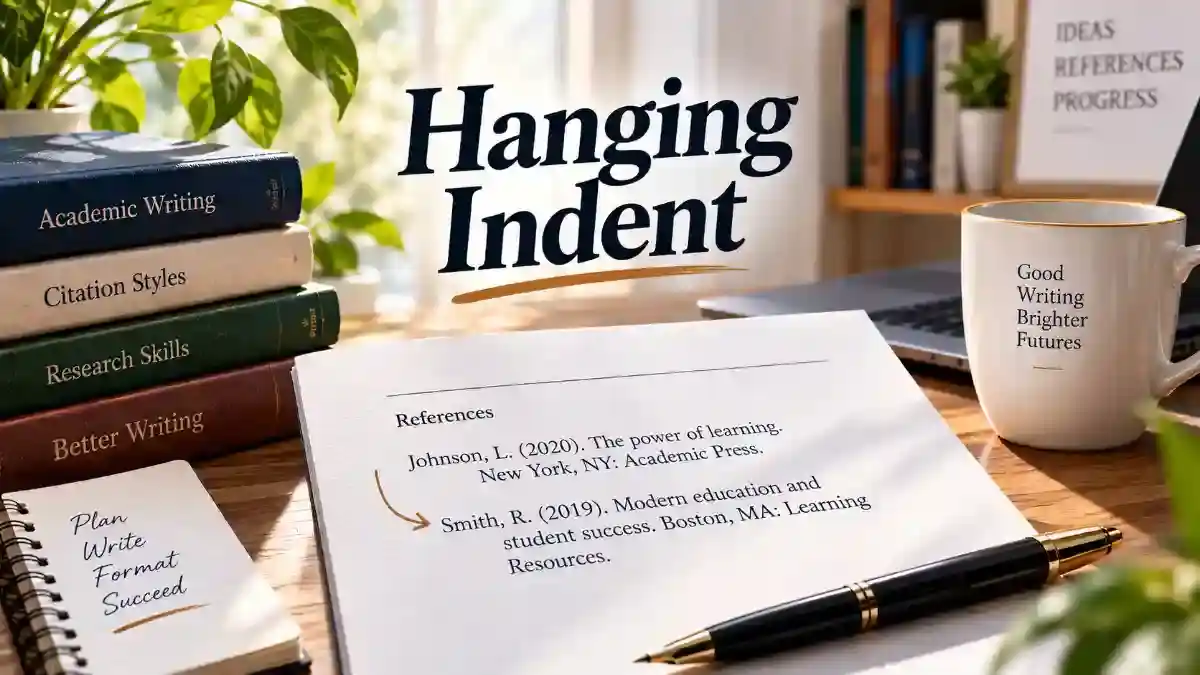 Hanging Indent: How to Create One in Word, Google Docs, APA & MLA